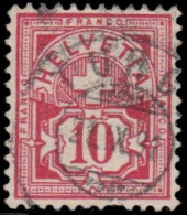 Suisse 1882. ~ YT 67 - Marque De Controle - Usados