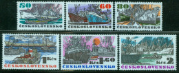 Bm Czechoslovakia 1972 MiNr 2091-2096 MNH | Czechoslovak Ocean-going Ships #kar-1018-1 - Neufs