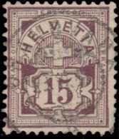 Suisse 1882. ~ YT 70 - Marque De Contrôle - Oblitérés