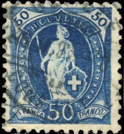 Suisse 1882. ~ YT 76 - Helvetia "debout" - Usados