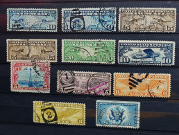 06 - 24 - USA -  Lot De Poste Aérienne - Old Stamps Air Mail - 1a. 1918-1940 Oblitérés