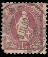 Suisse 1882. ~ YT 79- - Helvetia "debout" - Usados