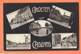 37570 / ⭐ ♥️ Groeten Uit CADZAND Zeeland Mariastraat Meerdere Weergaven 1908 à PICARD Blankenberghe - Cadzand
