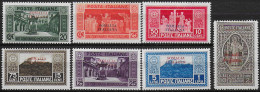 1929 Somalia Montecassino 7v. MNH Sassone N. 123/29 - Other & Unclassified