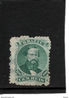 BRESIL 1866 Pedro II Yvert 27, Michel 27 Oblitéré - Used Stamps