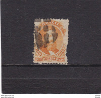 BRESIL 1866 Yvert 29; Michel 29 Oblitéré Cote Yv: 42,50 Euros - Usados