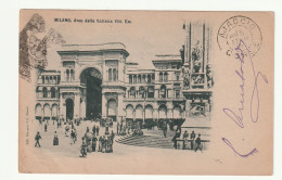 ITALIE . MILAN . MILANO . ARCO DELLA GALLERIA VITT. EM.  1900 - Milano (Milan)