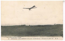 33  MERIGNAC BEAU DESERT   A L AERODROME  MONOPLAN EN PLEIN VOL - Merignac