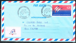 REV-L38 - FRANCE Aérogramme Révolution Française Philexfrance 1989 Obl. - Aérogrammes