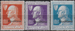 1927 Tripolitania Volta 3v. Bc MNH Sassone N. 43/45 - Autres & Non Classés
