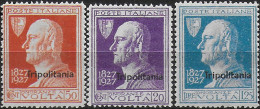 1927 Tripolitania Volta 3v. Bc MNH Sassone N. 43/45 - Other & Unclassified