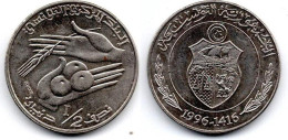 MA 31919 / Tunisie - Tunisia - Tunesien 1/2 Dinar 1996 SUP - Tunisia