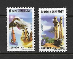 TURQUIE 2004 EUROPA-BATEAUX  YVERT N°3605/3606 NEUF MNH** - 2004