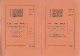 Gold: DR Zusammendrucke Aus Markenheftchen Und Heftchenbogen 1910-1942, Bd.1+2 - Andere & Zonder Classificatie
