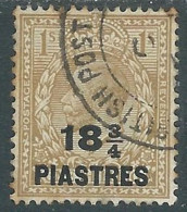 1921 GRAN BRETAGNA LEVANTE USATO 18 3/4 PI SU 1 S - P6-8 - British Levant