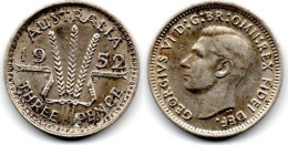 MA 31922 / Australie - Australia 3 Pence 1952 SUP - Threepence