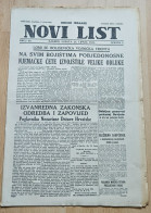Novi List 1941 Br. 60 NDH Croatia Ustasa Newspaper Ustaski Stozernik Viktor Gutic - Other & Unclassified