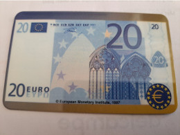 GREAT BRITAIN   20 UNITS   / EURO COINS/ BILJET 20  EURO    (date 09/98)  PREPAID CARD / MINT      **16788** - [10] Colecciones