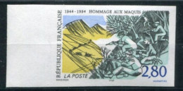 France - Non Dentelé - Y&T 2876a - 1994 - Hommage Aux Maquis - 1991-2000