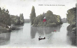 CPA  Lac Du Bois De Boulogne - Arrondissement: 16