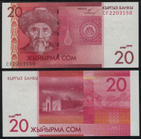 Kyrgyzstan 20 Som. 2009 Paper Unc. Banknote Cat# P.24a - Kirgisistan