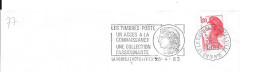 Lettre Entière Flamme 1983 La Rochelle Charente Maritime - Oblitérations Mécaniques (flammes)