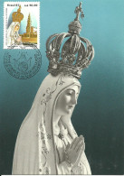 31112 - Carte Maximum - Brasil - Visita Ao Brasil Da Imagem De Nossa Senhora De Fátima - Maximum Cards