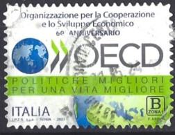 2021 Italia 4192 Anniversario Cooperazione E Sviluppo "tariffa"B1" Usato - 2021-...: Oblitérés