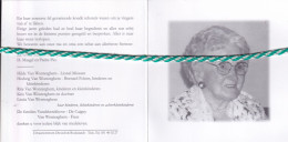 Maria Vandekerckhove-Van Wonterghem, Tielt 1906, 2009. Honderdjarige. Foto - Décès