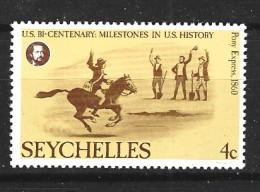 SEYCHELLES. N°358 De 1976. Pony Express. - Poste