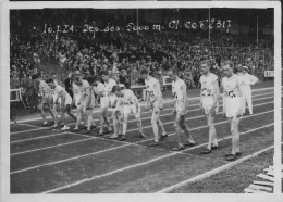 PARIS J.O.  De 1924 DEPART DU 5000  METRES JEUX OLYMPIQUES OLYMPIC GAMES 1924 PHOTO ORIGINALE 18X13CM - Sports