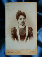 Photo CDV Meinhardt Agoston, Pápa, Hongrie Hungary - Jeune Femme, Ca 1890 L682 - Anciennes (Av. 1900)