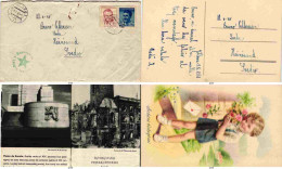Lot Of Letter From ESPERANTO Lingvo Internacia . Pamplet . Greeting Card - Esperanto