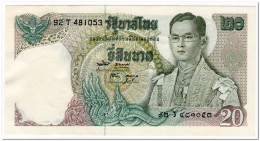 THAILAND,20 BAHT,1971-81,P.84,AU-UNC - Tailandia