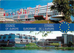 67 - Strasbourg - Conseil De L'Europe - Multivues - Drapeaux - CPM - Voir Scans Recto-Verso - Strasbourg