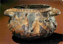 Art - Antiquités - Vase En Argent Doré - Deux Scythes Appuyés Sur Leurs Armes Gaimanova Mogila - 4e S Av JC - CPM - Voir - Antiquité