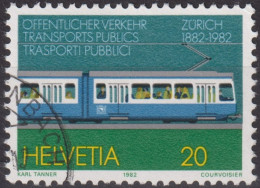 1982 Schweiz, 100 Jahre Zürcher Strassenbahn ⵙ Zum:CH 672, Mi:CH 1232, Sn:CH 729, Yt:CH 1161, - Oblitérés