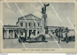 Cd439 Cartolina Bozzolo Teatro Comunale E Monumento Ai Caduti Mantova  Lombardia - Mantova