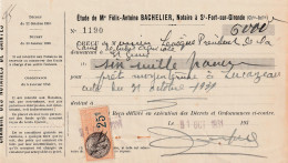 17-F.A.Bachelier...Notaire..Saint-Fort-sur-Gironde .(Charente-Maritime)...1931 - Autres & Non Classés