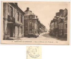 62 - SAINT-POL-sur-TERNOISE Rue De Béthune Et Le Tribunal LL. N°3, 1946_TTB-CPA Vintage - Saint Pol Sur Ternoise