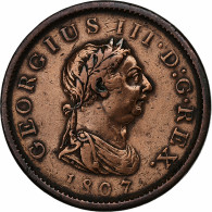 Grande-Bretagne, George III, Penny, 1807, Cuivre, TTB, KM:663 - C. 1 Penny