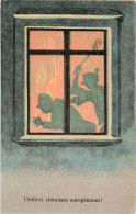 Illustration Illustrateur Humour Ombres Chinoises Europeennes - 1900-1949
