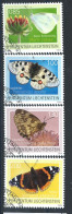 Liechtenstein N°1469/72 Obl (FU) 2009 - Insectes "Papillons" - Neufs