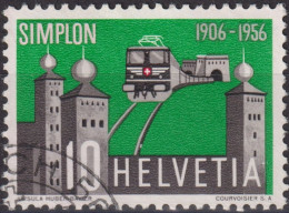 1956 Schweiz, Simplontunnel ⵙ Zum:CH 325, Mi:CH 624, Sn:CH 356, Yt:CH 573, - Oblitérés