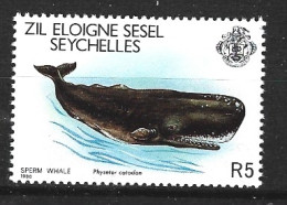 ILES ELOIGNEES DES SEYCHELLES. N°22 De 1980. Baleine. - Ballenas