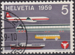 1959 Schweiz, Verkehrshaus Luzern ⵙ Zum:CH 343, Mi:CH 668, Sn:CH 370, Yt:CH 621, - Oblitérés