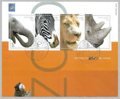 Portugal Stamps 2001 - Animals At The Lisbon ZOO - Used Stamps