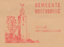 Meter Cover Netherlands 1972 Church Oostvoorne - Eglises Et Cathédrales