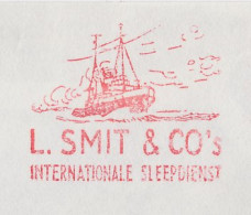 Meter Cover Netherlands 1968 Tugboat - International Towage Service - Smit And Co. - Bateaux