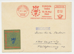 Meter Card Germany 1969 Europe Day - Institutions Européennes